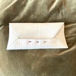 VBH Manila Crocodile/Alligator Leather Envelope Clutch 167/300 print clutch bag